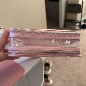 Pink Double Sided Makeup Bag